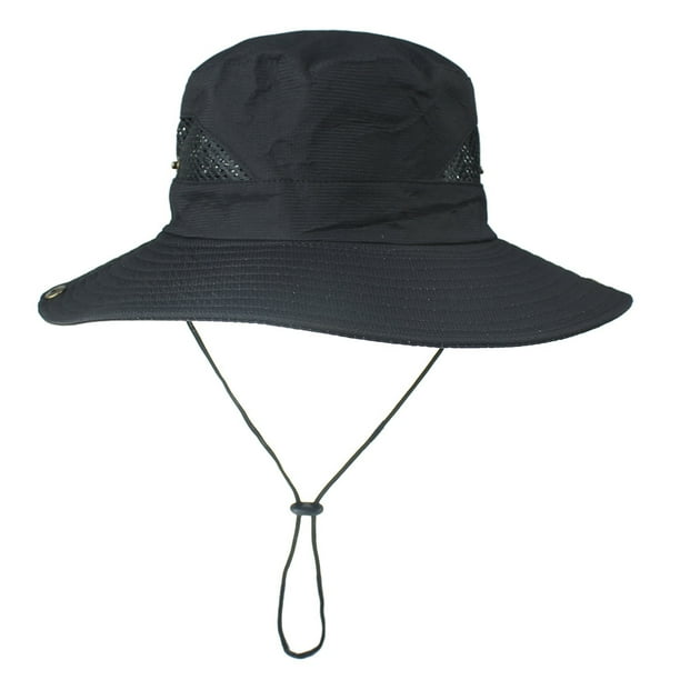 Sombrero de sol safari UPF 50+ para mujer, transpirable, con protección UV, para pesca