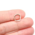 thumbnail image 3 of 14 Karat Gold Brilliant Sparkle Chevron Clicker Hoop Ring, 3 of 4
