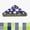 Navy Lime Geo, variant on Soimoi 80 Pcs 100% Cotton Precut 45 Degree Quilting Triangles for Quilting