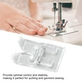 thumbnail image 3 of Clear 7mm Clear Presser Foot Replacement Prevent Skipped Stitches Sewing Machine Presser Foot For Curved Stitches Sewing Machines, 3 of 8