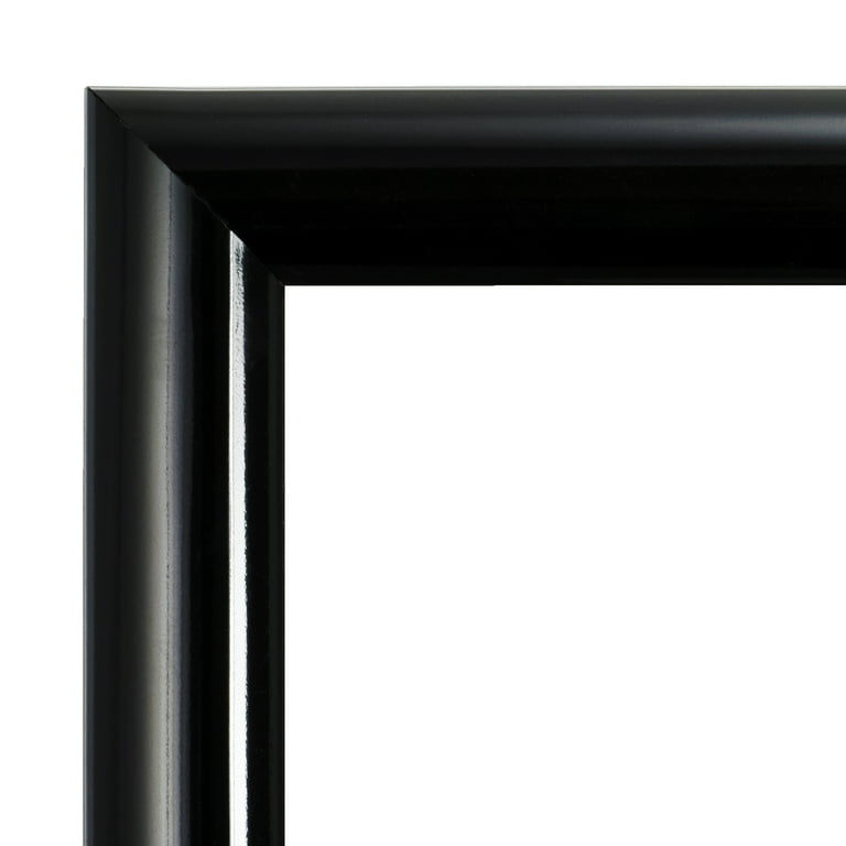 Framatic Modern Black 20x24 Frame w/ 16x20 Mat