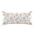 thumbnail image 3 of Christmas Snack Pattern King Size Satin Pillowcase 40''x20'' Double-Sided Print Soft Wrinkle Resistant, 3 of 9