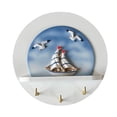 thumbnail image 2 of Perchero de de de Gorra de Bufanda s de Montaje en Pared para Sala de Adorno Hogar Sunnimix Perchero montado en la pared, 2 of 5