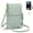 Green, variant on TouchScreen Phone Crossbody Bag for Women, Anti Theft Leather Cell Phone Small Purse with Clear Window for Travel, Shopping & Everyday Use-Green
