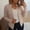 Beige, variant on Azrian Womens Jackets and Coats,Plus Size Women's Solid Color Casual Fashion Long-sleeved Cardigan Top Jacket Coat Outerwear on