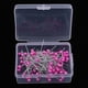 thumbnail image 5 of Paquete de 100 alfileres de cuentas multicolores, alfileres de costura, alfileres de cabeza Rosa, 5 of 9