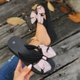 thumbnail image 4 of YTCAMLO Wedge Flip Flops for Women, Fashion Summer Beach Anti-Slip Slip On Sandals, Cute Bowknot Comfortable Thong Slippers, 4 of 9