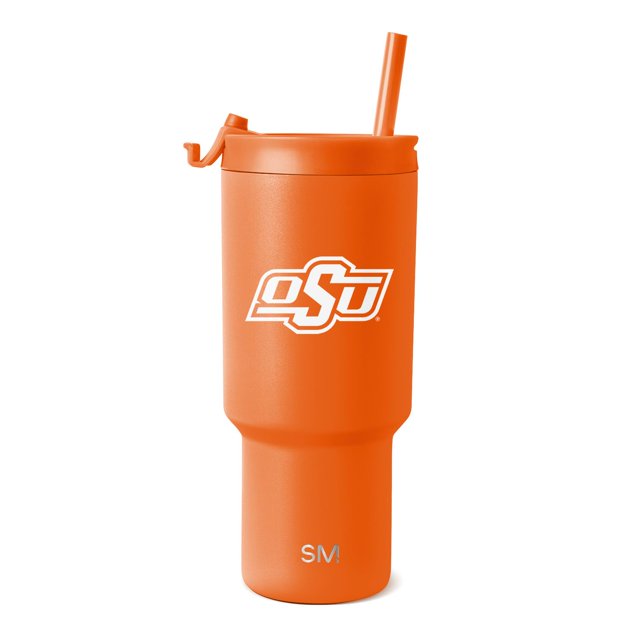 Vaso sencillo y moderno de los Oklahoma State Cowboys, 900 ml