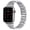 Silver, variant on Waloo Rhinestone Patteren Stainless Steel Band for Apple Watch 44/45/46/49mm - Black