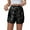 Black, variant on Women's Sequin Mini Shorts Carnival Micro Elastic Slim Fit Spicy Girl Side Zipper Bead Shining Shorts for Fashion and Comfort Black S