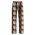 thumbnail image 5 of SAATLERI Christmas Pajama Pants Women Cute Funny Xmas Print Lounge Pants Comfy Wide Leg Pajama Bottom Drawstring Sleepwear Trouser Pants, 5 of 7