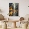 thumbnail image 2 of AVOI Modern Abstract Painting Romatic Street Oil Painting Romantic Graffiti Wall Art Street Poster Night View On Rainy Street Painting Picture Landscape Poster For Living Room Frame: 11x14in, 2 of 4