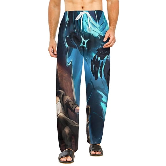 Solo Leveling Pajamas Pants 3D Printing Wide Leg PJ Pant Loungewear Casual Comfy Sleepwear Lounge Pants for Men WomenS