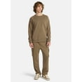 thumbnail image 2 of No Boundaries Fleece Cargo Jogger Pants, 30'' Inseam, Men's & Big Men's, 2 of 5