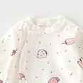 thumbnail image 6 of Splozh Baby Girl Newborn Clothes Baby Hooded Suit 3 6 12 18 24 Months Cute Printed Baby Long Sleeved Open Back Hood Climbing Suit,Pink,0-3 Months, 6 of 6