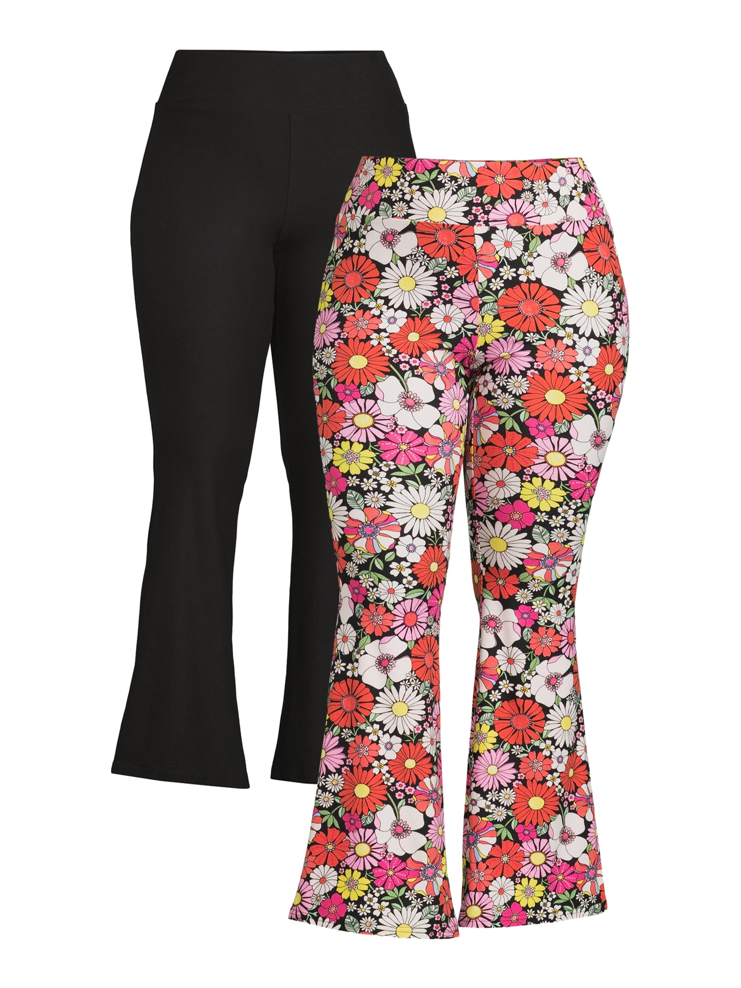 High Rise Sueded Flare Pants 