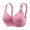 Purple, variant on Sports Bra for Women Girls Back-Smoothing Bra Feature V-Neck Sport Bra Style W-824 Purple M