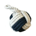 thumbnail image 3 of Tope de puerta decorativo Macarena con nudo de Cuerda estilo náutico 15 cm Beige Azul Oscuro, 3 of 7
