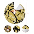 thumbnail image 7 of Yellow Geometric Christmas Tree Skirt 48 Inches Large Christmas Skirt Tree, Black White Modern Abstract Art Aesthetics Tree Skirt Christmas Decorations for Fireplace Party Holidays Indoor Outdoor, 7 of 7