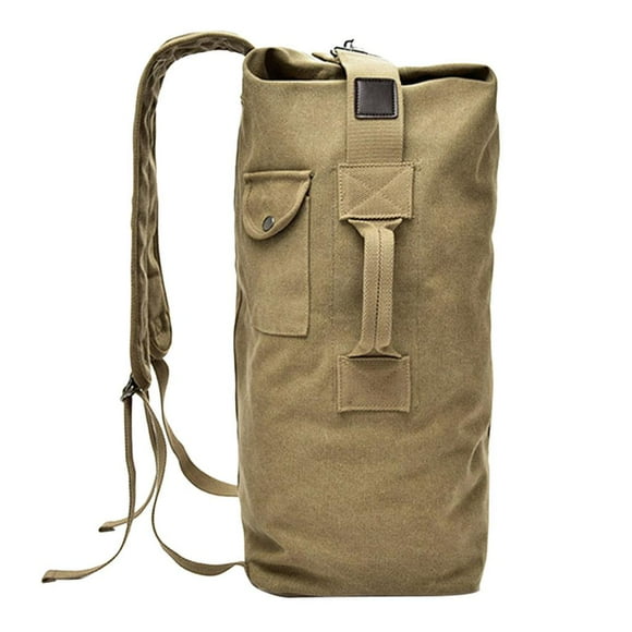 Mochila de Trekking Cola Impermeable para Mujer Khaki L