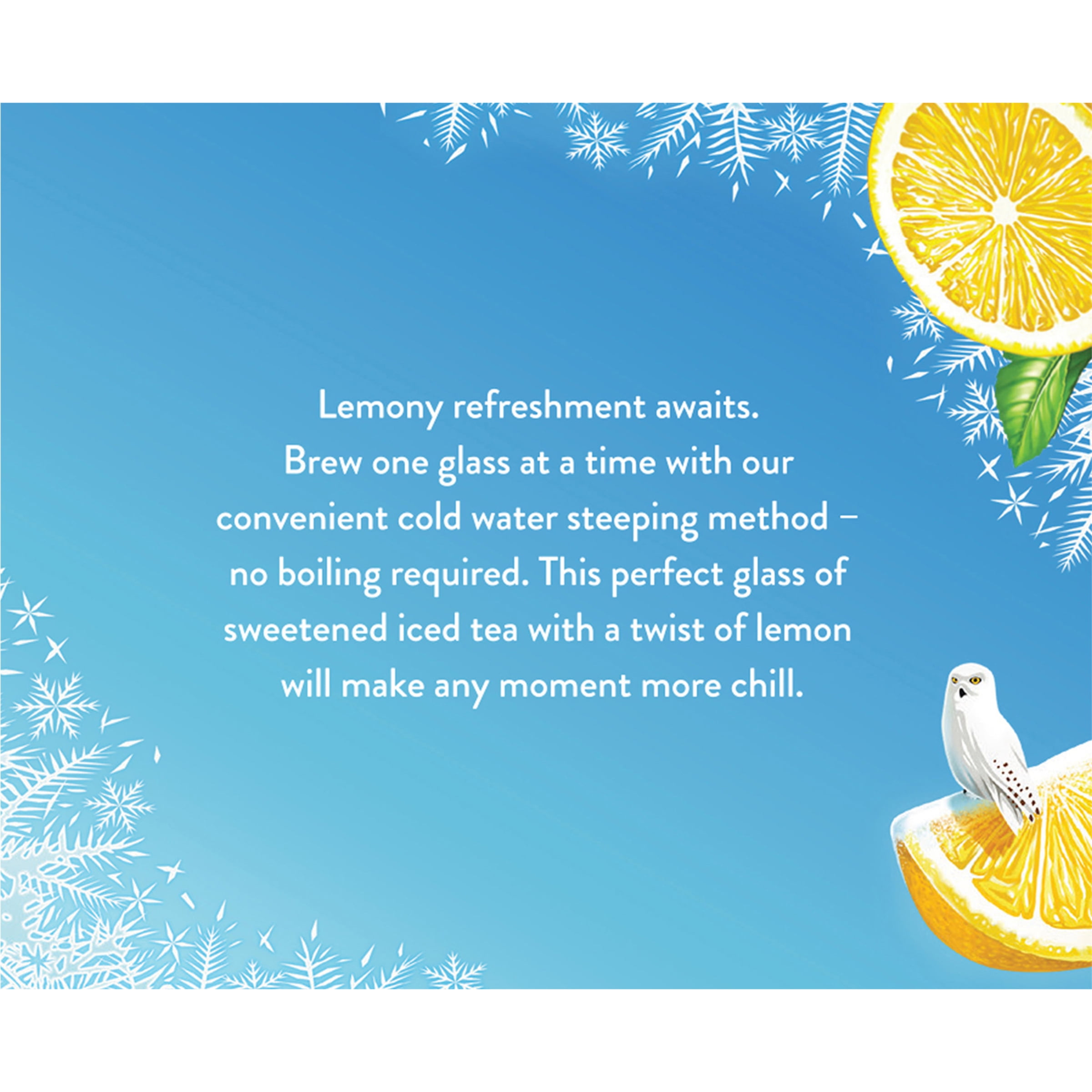 (2 pack) Celestial Seasonings Cold Brew Sweetened with Lemon Black Iced Tea, 18 Ct Tea Bags