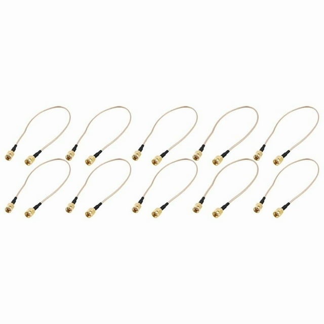 10X Cable Pigtail RF RG316 12 pulgada RP-SMA Hembra A RP SMA Hembra