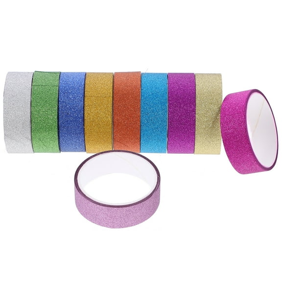 10 Rolls Pastel Highlighters Handbook Sticker Tape