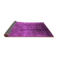 thumbnail image 2 of Ahgly Company Indoor Round Oriental Purple Industrial Area Rugs, 3' Round, 2 of 4