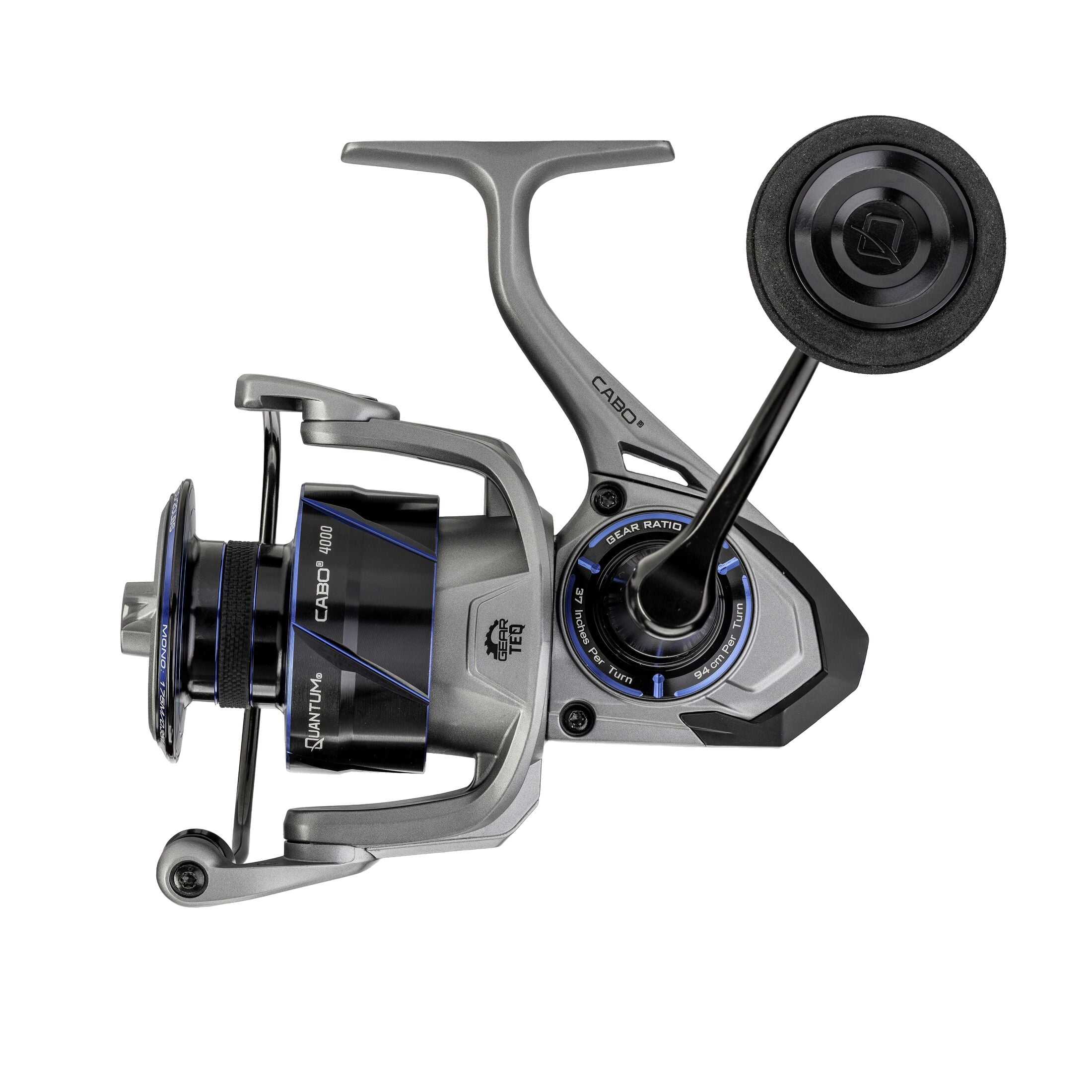 Quantum Cabo Spinning Fishing Reel, Size 4000, 6.2:1 Gear Ratio, 6+1 Bearings