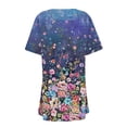 thumbnail image 4 of Light Cardigan Women Casual Printed Short Sleeve Cardigans Drape Open Front Lightweight Summer High Low Hem Tops Summer Cardigans for Women on Clearance, 4 of 4