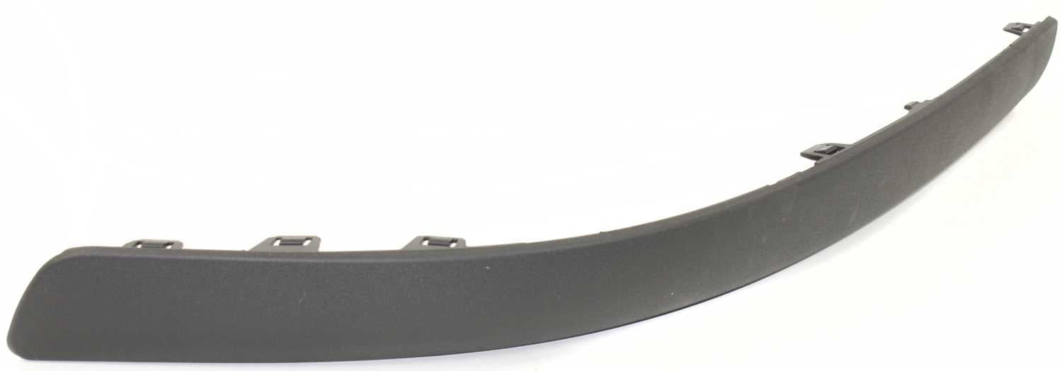 Bumper Trim Compatible With 2001-2004 Volvo S60 Front, Left Driver Side, Outer Black