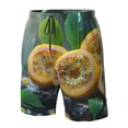 thumbnail image 4 of Pofeuu Fresh Passion Fruit Still Life Prin Men's Swim Trunks Quick Dry Bathing Suit Swimming Board Shorts Mesh Lining Beach Swimwear-Medium, 4 of 6