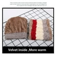 thumbnail image 5 of WEISIPU 2Pcs/Set Winter Women Hat and Scarf Set Soft Warm Pompoms Cable Beanie Hat Knitted Cap Thick Neck Scarf, 5 of 5