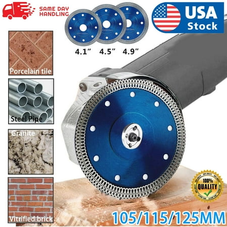

AOK Porcelain Tile Turbo Thin Diamond Dry Cutting Blade Disc Grinder Wheel Saw Blade
