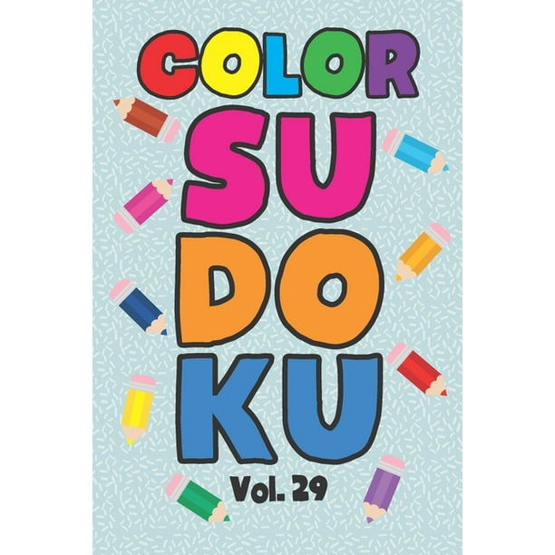 Download Color Sudoku Vol 29 Play 9x9 Grid Color Sudoku Easy Volume 1 40 Coloring Book Pencil