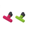 thumbnail image 2 of ICED 9Pack Large Chip Bag Clips - Assorted Sizes Food Bag Clips Plastic Heavy Seal Grip, 2 of 7