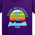 thumbnail image 4 of Inktastic Summer Enjoy the Sunshine Jacksonville Florida in Blue Youth T-Shirt, 4 of 5