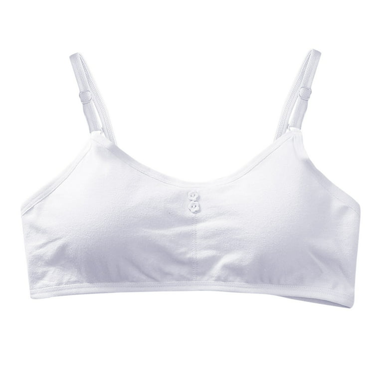 Bras Girls Bra Women Underwear Wide Strap Training Teenagers Breathable Lingerie  Teen Kids Tube Tops From Pekoe, $6.14