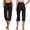 Black, variant on Woman Pants Wide Leg Straight Baggy Pants Capri Slacks Womens Pants Casual Comfy Work Pants Womens Travel Pants