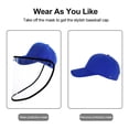 thumbnail image 4 of AIHOME Safety Protective Hat Cover Dustproof Removable Transparent Face Protection Shield for Outdoor Safer Travel, 4 of 8