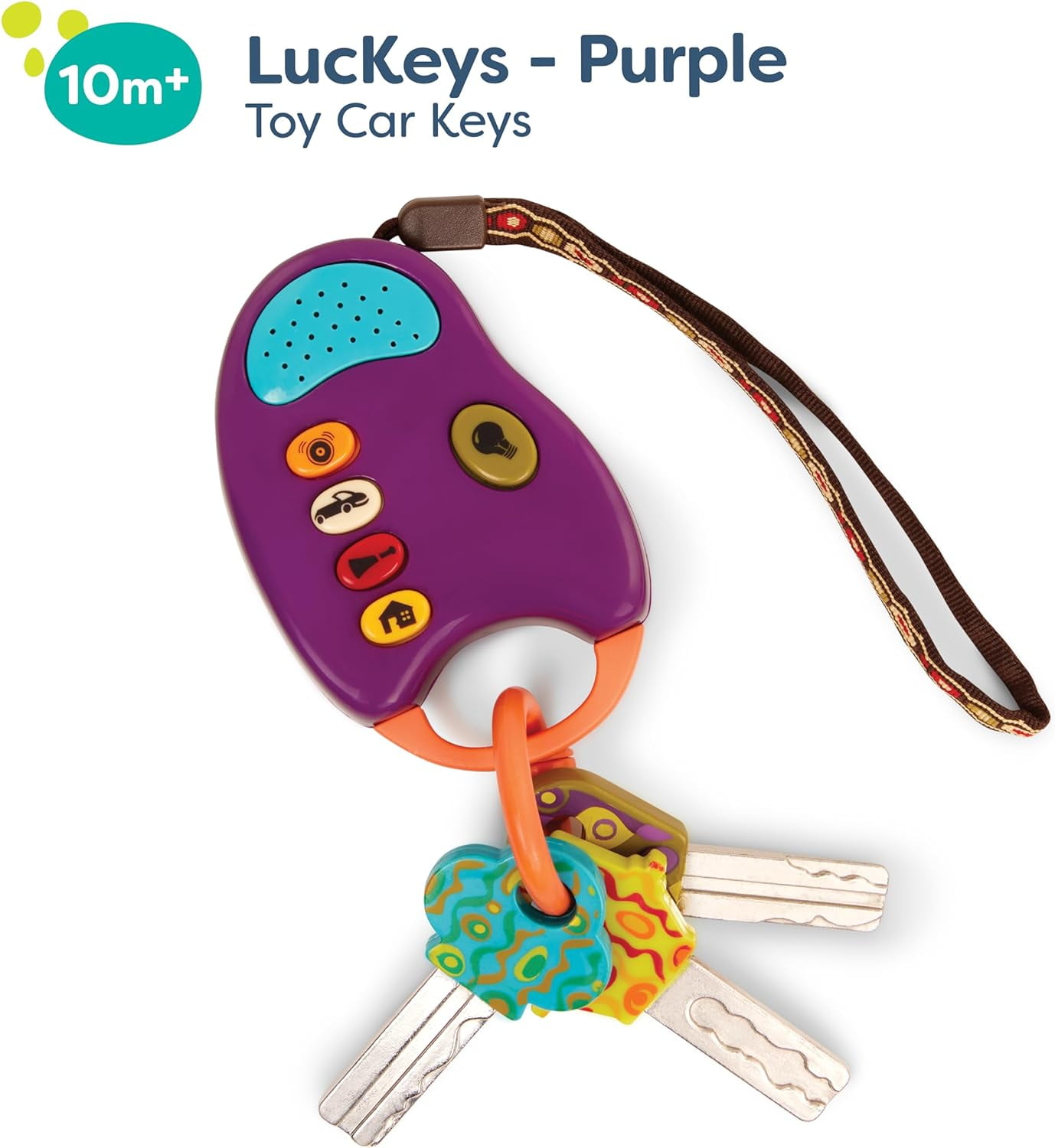 LucKeys - Red, Toy Car Keys with Lights & Sounds