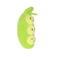 thumbnail image 2 of 15"  Yum Yum Smoochy Pals Peas Plush Pillow, 2 of 3