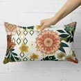 thumbnail image 5 of SUMAX1989 Boho Mid Century Throw Pillow Covers 12x20 inch Set of 4 Linen Abstract Simple Pillowcase -Boho 2, 5 of 12