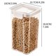 thumbnail image 3 of melotizhi Airtight Cereal Containers Storage Sealed Cans For Grains And Miscellaneous Grains Transparent Plastic Kitchen Food Grade Nut And Oat Storage Cans Kitchen Pantry Containers, 3 of 9