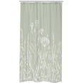 thumbnail image 7 of CAILDANL Wildflower Botanical Shower Curtain for Bathroom Decor 72Wx72H Inch Floral Flower Plant Herbs Sage Green Leaves Decorative Bath Set Bathroom Accessories Fabric Waterproof 12 Pack Hooks, 7 of 7