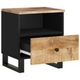 thumbnail image 3 of vidaXL Bedside Cabinet Solid Wood Mango&Engineered Wood, 3 of 5