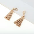 thumbnail image 5 of Unique Bargains 1 Pair Shoelace Charms Tassels Fashion Shoe Accessories Light Khaki, 5 of 5