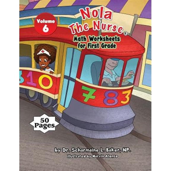 Pre-Owned Nola the Nurse(r) Math Worksheets for First Graders