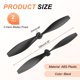thumbnail image 2 of Uxcell 2 Set 4 Pulgadas Hélices RC Hélices de 2 Palas para Aviones RC Controlados por Aire Aviones Ligeros Drones, Negro, 2 of 6