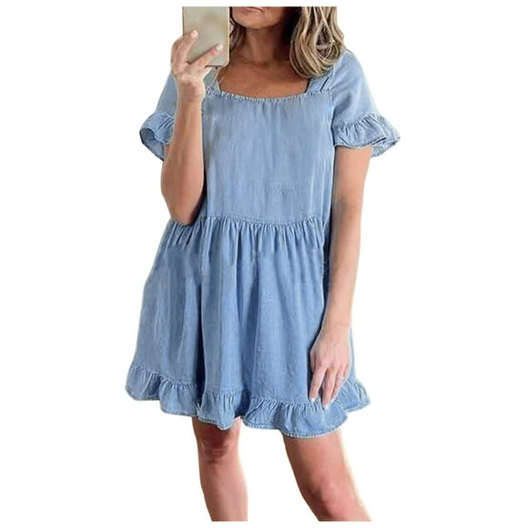 TJAZFJPA White Elegant Dresses for Women Womens Printed Casual Dresses Mid Length Sleeve V Neck Holiday Dresses for Women Spring Wedding Guest Dresses for Women Fall Maternity Dress